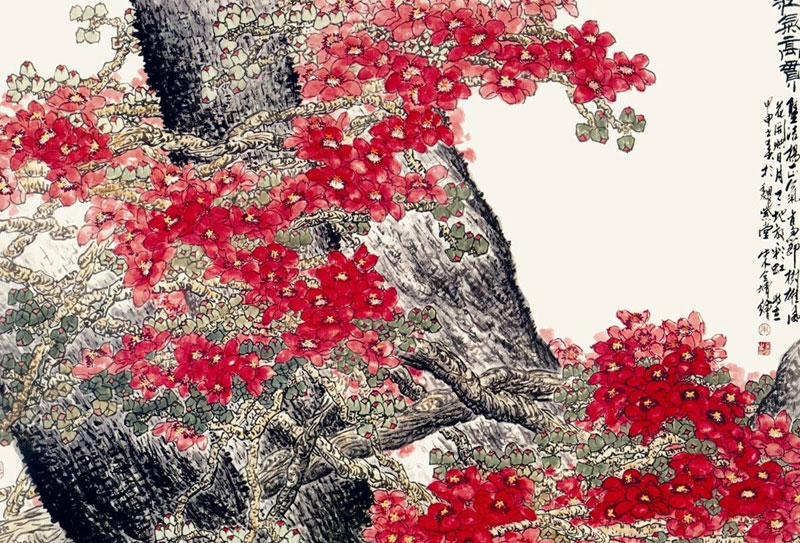 山東省國(guó)畫院院長(zhǎng)朱全增國(guó)畫作品欣賞